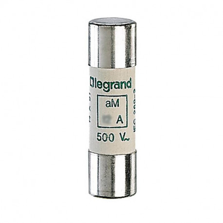 Cartouche industrielle cylindrique - Type aM - 14x51 - 50A - 500V - Avec percuteur