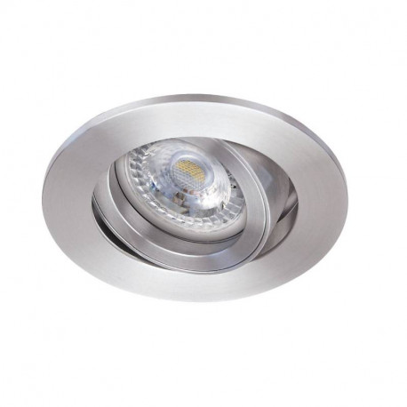 Spot LED encastré basculant TIPO Aric - Rond - 6W - 4000K - IP20 - Aluminium