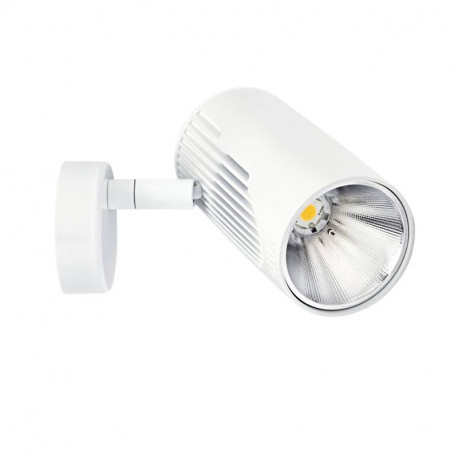 Spot LED sur patère LUMI 01 Aric - 17W - 4000K - Blanc - Avec ampoule