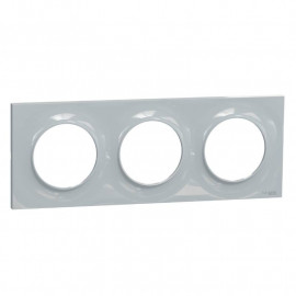 Plaque Odace Styl - Sable - Triple horizontale / verticale 71mm
