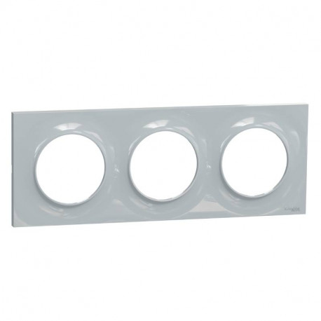 Plaque Odace Styl - Sable - Triple horizontale / verticale 71mm