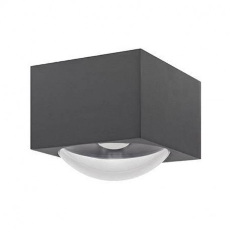 Applique murale extérieur KOS 1 S Indigo - 6W - 3000K - IP65 - Anthracite