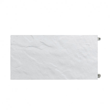 Radiateur à inertie pour chauffage central H2O DK22 Valderoma - Horizontal - 1524W ΔT50°C - Natura Blanc
