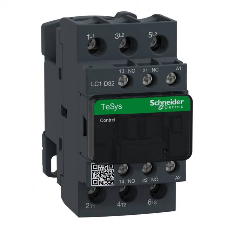 Contacteur TeSys LC1D Schneider Electric - bobine 115Vca - 3P - AC-3 440V