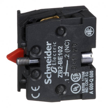 Bloc contact Harmony XB2 Schneider Electric - 600V - NF