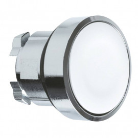 Tête de bouton-poussoir Harmony XB4 Schneider Electric - Affleurant - Blanc