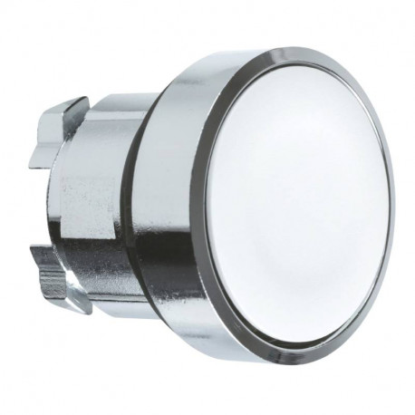 Tête de bouton-poussoir Harmony XB4 Schneider Electric - Affleurant - Blanc