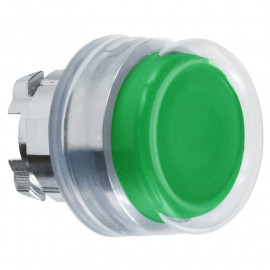 Tête de bouton-poussoir + capuchon Harmony Schneider Electric - Vert - Ø22mm