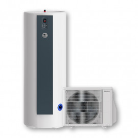 Chauffe-eau thermodynamique 270L + Unité extérieure Split 3 Thermor - 5 personnes et plus - 1800W