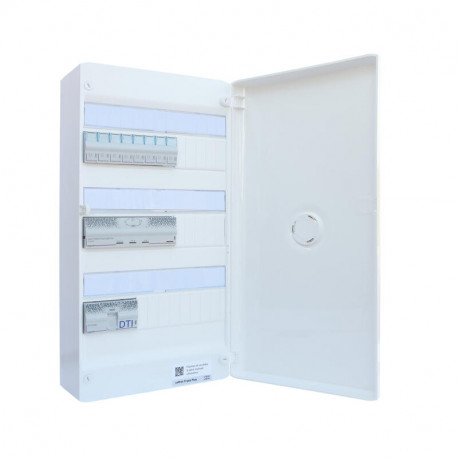 Coffret multimédia Triple Play Gigabit Drivia 13 Legrand - 13 modules - 3 rangées