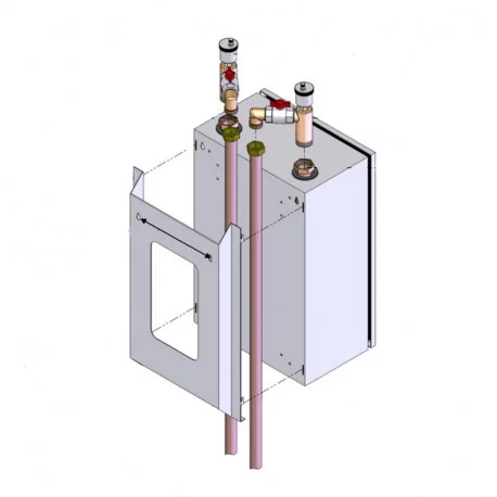 Kit d'adaptation sorties basses Gretel - Pour chaudière SCAV-DCSV