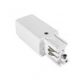 Alimentation gauche pour rail TRACK III SURFACE Indigo - Blanc