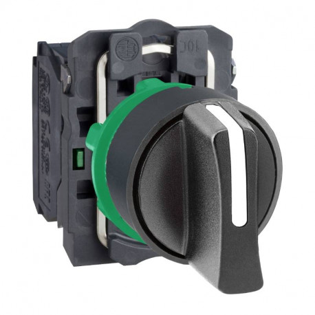 Tête de bouton tournant Harmony XB5 Schneider Electric - 3 positions - Noir