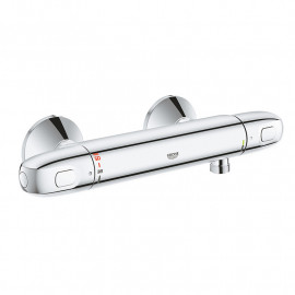 Mitigeur thermostatique douche Grotherm 1000 Grohe - Chromé - Mural - Gamme Professionnelle