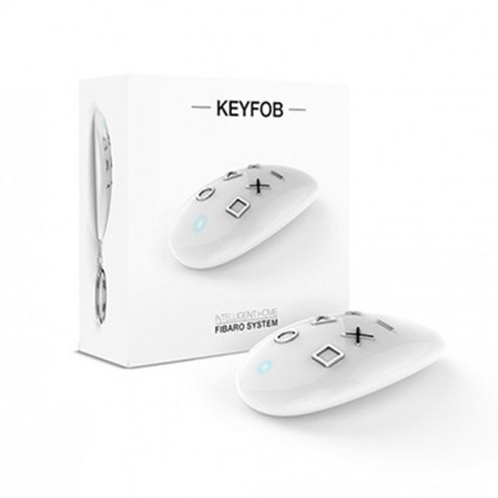 Télécommande connectée ”Keyfob” - Porte clés - Z-Wave - Blanc