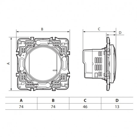 LEGRAND 067081 Variateur Céliane-230 V~-300 W