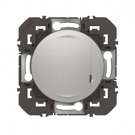 Interrupteur filaire connecté Legrand - Dooxie with Netatmo - Sans neutre - 5W à 125W - Alu