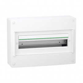 Coffret en saillie PrismaSeT XS Schneider Electric - 1 rangée - 18 modules - Sans porte