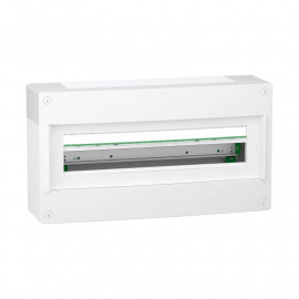 Coffret en saillie PrismaSeT XS Schneider Electric - 1 rangée - 24 modules - Sans porte