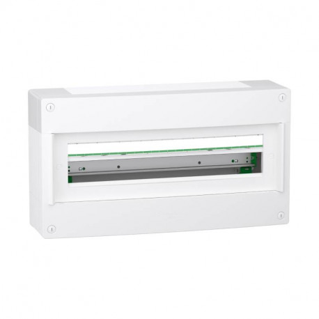 Coffret en saillie PrismaSeT XS Schneider Electric - 1 rangée - 24 modules - Sans porte