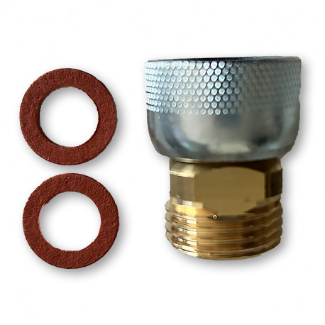 Raccord diélectrique bi-métallique pour chauffe-eau et PECS - diamètre 15/21mm