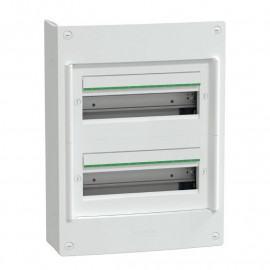 Coffret en saillie PrismaSeT XS Schneider Electric - 2 rangées - 13 modules - Sans porte