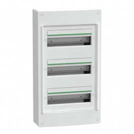 Coffret en saillie PrismaSeT XS Schneider Electric - 3 rangées - 13 modules - Sans porte