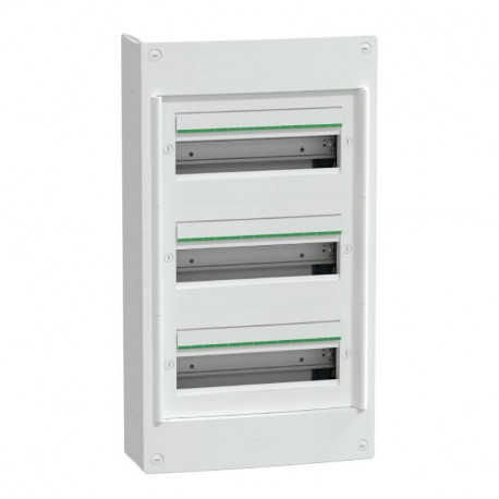 Coffret en saillie PrismaSeT XS Schneider Electric - 3 rangées - 13 modules - Sans porte