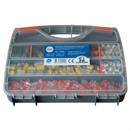 Mallette de 805 connexions rapides Eur'Ohm