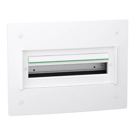 Coffret encastré PrismaSeT XS Schneider Electric - 1 rangée - 18 modules - Sans porte