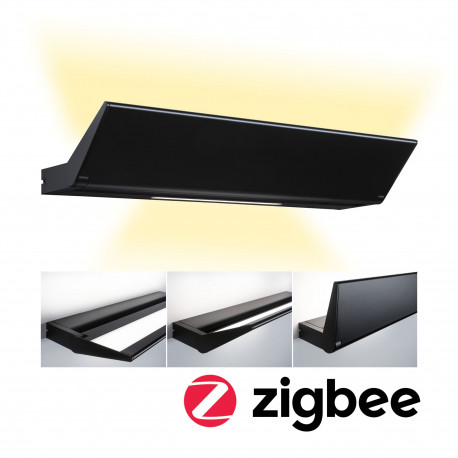 LM Ranva App ZB TunW LED 15 W Noir mat 230 V Alu
