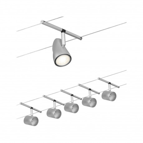 Kit Wire Systems CC Cup max5x10W Chrome dép/chrome GU5,3 12V CC 60VA Syn/Métal