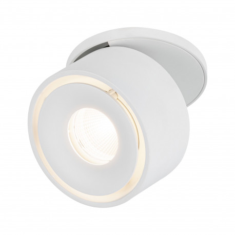 Spot LED encastré Spircle Paulmann - Rond - 8W - 3000K - IP20 - Blanc dépoli - Non dimmable