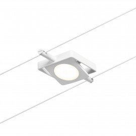 Spot individuel MacLED pour câbles tendus CorDuo Paulmann - 4.5W max - 12V - 3000K - Blanc - Non dimmable