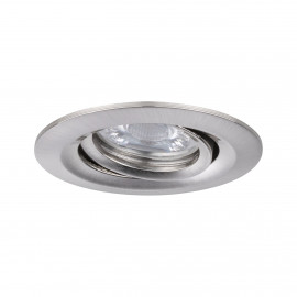 Spot encastré LED orientable Nova Mini Paulmann - 4W - IP23 - 2700K - Acier brossé
