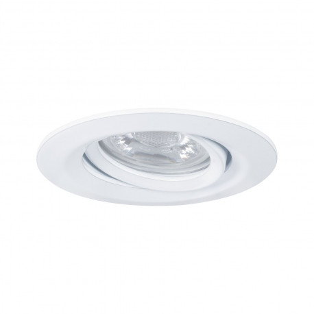 Spot encastré LED orientable Nova Mini Paulmann - 4W - IP23 - 2700K - Blanc dépoli