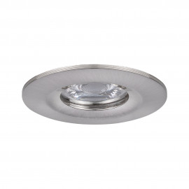 Spot encastré LED fixe Nova Mini Paulmann - 4W - IP44 - 2700K - Acier brossé