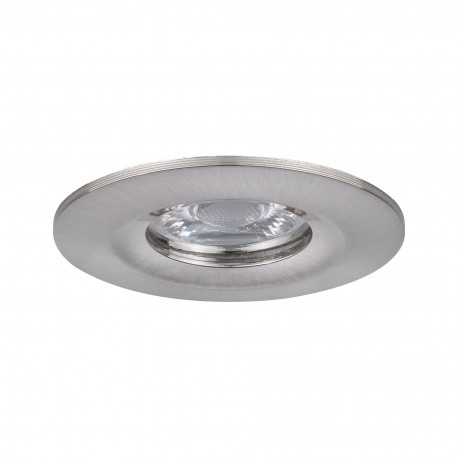 Spot encastré LED fixe Nova Mini Paulmann - 4W - IP44 - 2700K - Acier brossé