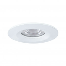 Spot encastré LED fixe Nova Mini Paulmann - 4W - IP44 - 2700K - Blanc dépoli