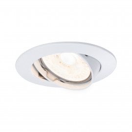 Spot encastré orientable Premium Paulmann - 230/12V - max.50W - GU5,3 - IP23 - Blanc - Dimmable