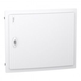 Coffret encastré PrismaSeT XS Schneider Electric - 2 rangées - 24 modules - Avec porte pleine