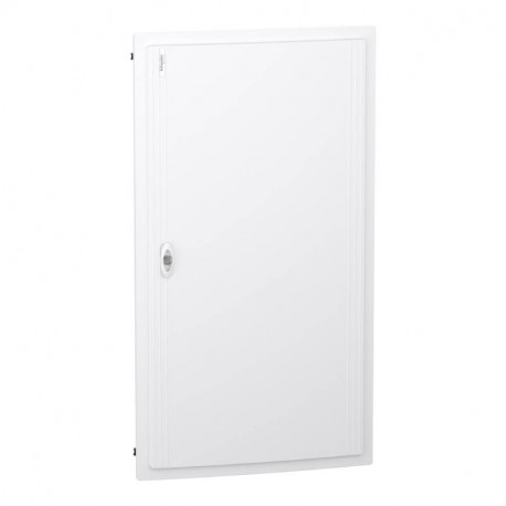 Coffret encastré PrismaSeT XS Schneider Electric - 6 rangées - 24 modules - Avec porte pleine