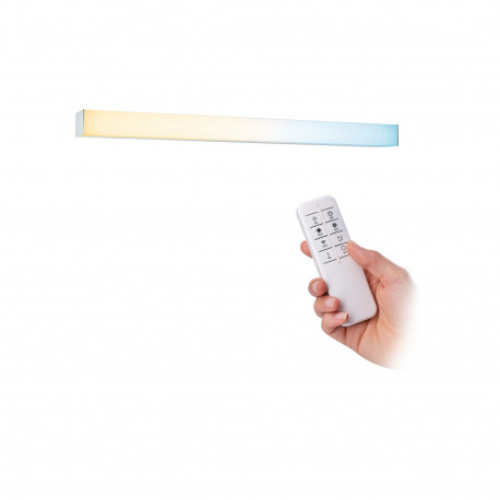 WallCeiling HomeSpa Tova IP44 TunW LED 6,2W 600mm Chrome/Blanc 230V métal/acryl
