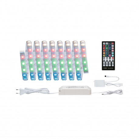 MaxLED kit de base RGBW 3m 36W 230/24V 60VA Argent Plastique