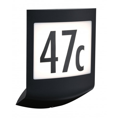 Applique extérieur 230V Padea 3000K IP44 10W Sensor anthracite