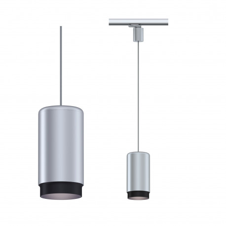Suspension Corus ProRail3 Paulmann - 50W - E27 - Argent - Sans ampoule