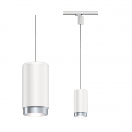 Suspension Corus ProRail3 Paulmann - 50W - E27 - Blanc - Sans ampoule