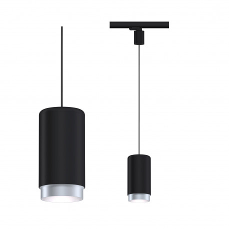 Suspension Corus ProRail3 Paulmann - 50W - E27 - Noir - Sans ampoule