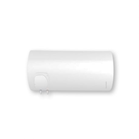 Chauffe-eau électrique horizontal mural Chaufféo Atlantic - Résistance blindée - 100L - 2000W - Blanc
