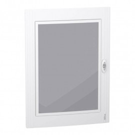 Porte transparente PrismaSeT XS Schneider Electric - Pour coffret en saillie 4 rangées - 24 modules